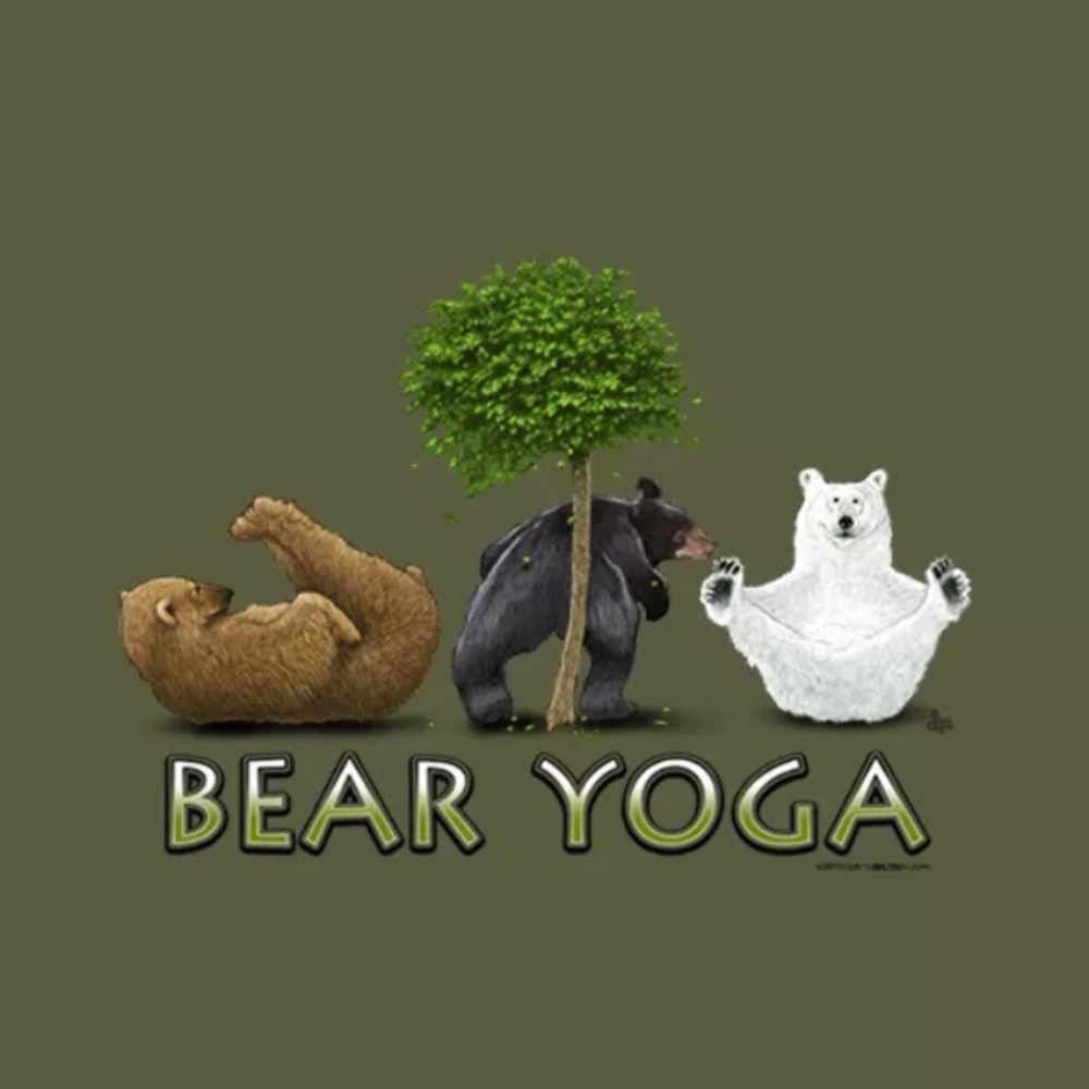 Bear Yoga T-shirt Unisex Sizes